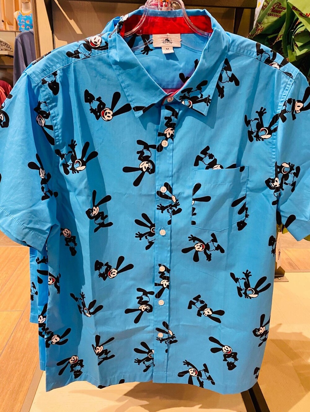NWOT Disney Oswlad Camp Shirt Size Medium